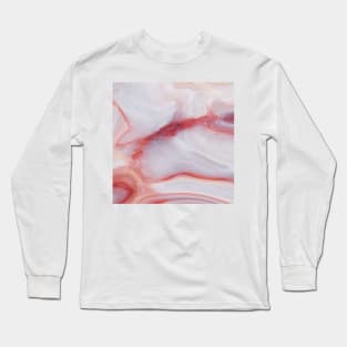 Marble Pattern Long Sleeve T-Shirt